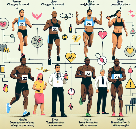 Side effects of metildrostanolone in athletes
