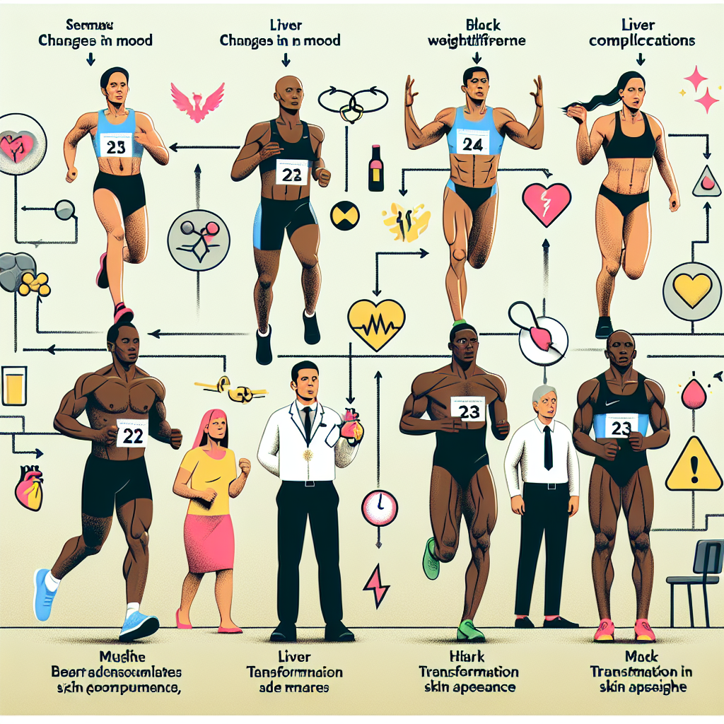 Side effects of metildrostanolone in athletes