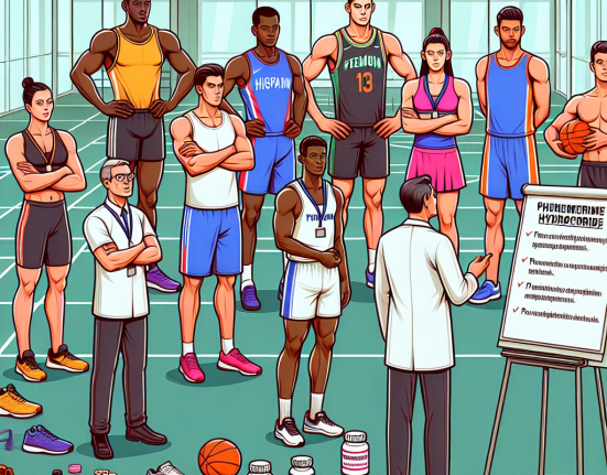 Therapeutic use of phentermine hydrochloride in professional athletes