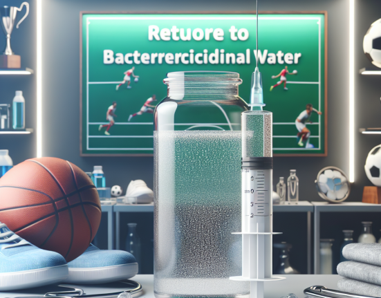 Natural remedy for sports injuries: bactericidal water injections