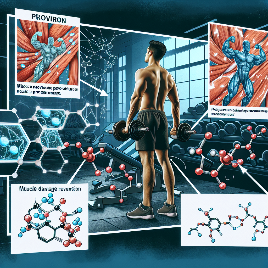 Proviron's role in preventing muscle damage from intense training