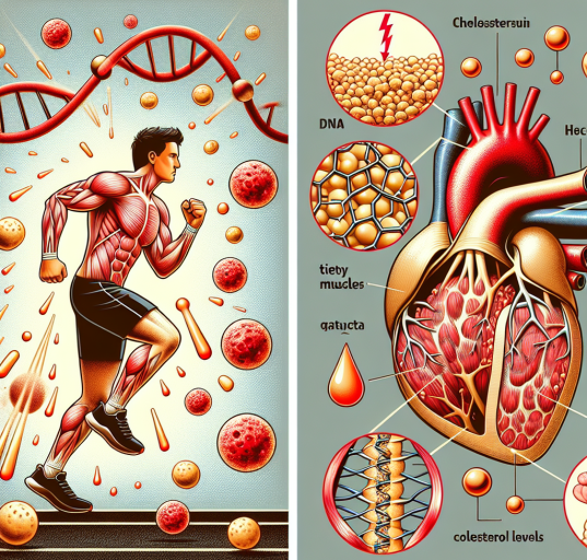 Cholesterol levels and muscle recovery after physical exercise