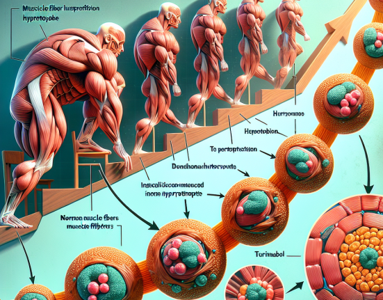 Muscle fiber hypertrophy with turinabol iniettabile